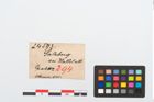 Etikett zu Eisenmesser (NHMW-PRAE-024593)